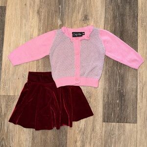 18 Month Girl Two Piece Bundle LOVE